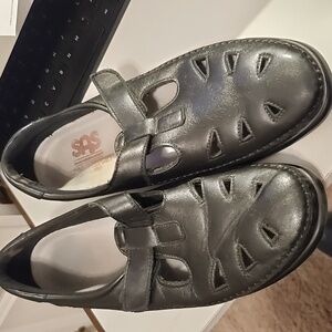 SAS Roamer black slip on loafer comfort shoes SZ 10.5